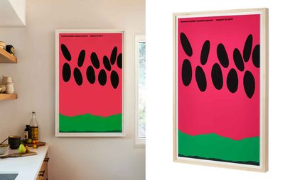 Herman Miller watermelon poster