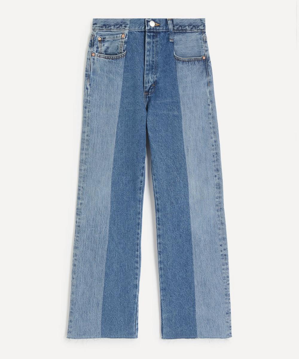 Flare Mid-Dark Blue Jeans