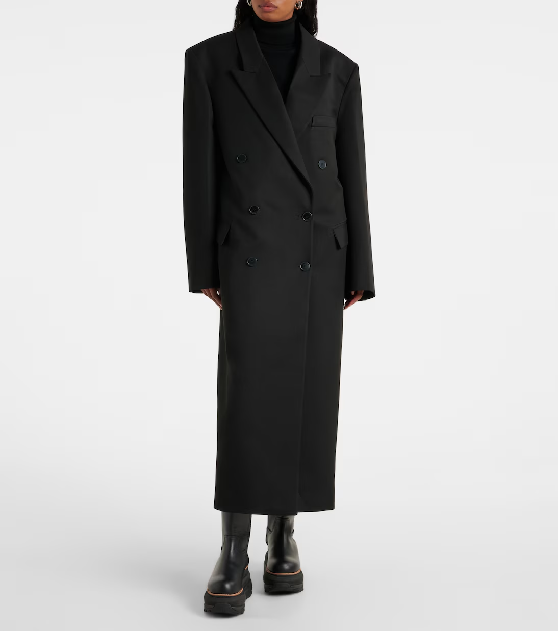 The Frankie Shop, Gaia Oversized Wool-Blend Coat