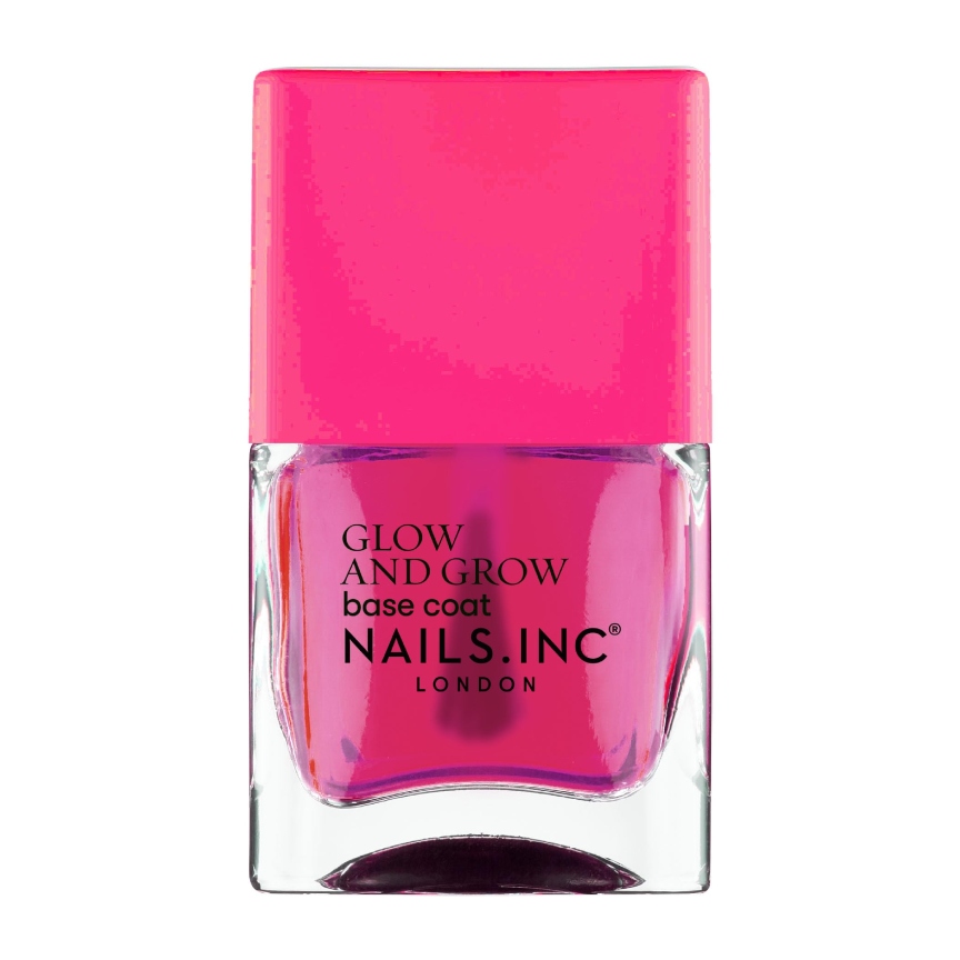 Nails Inc 45 Second Speedy Gloss, Sienna, Sheer Pink, Glow, No Chip, Long Lasting, Quick Dry, Air Dry, Professional Manicures & Pedicures, Fingernails & Toenails, Vegan Nail Polish, 0.47 Fl Oz
