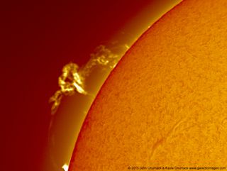 Solar Prominence by Chumack