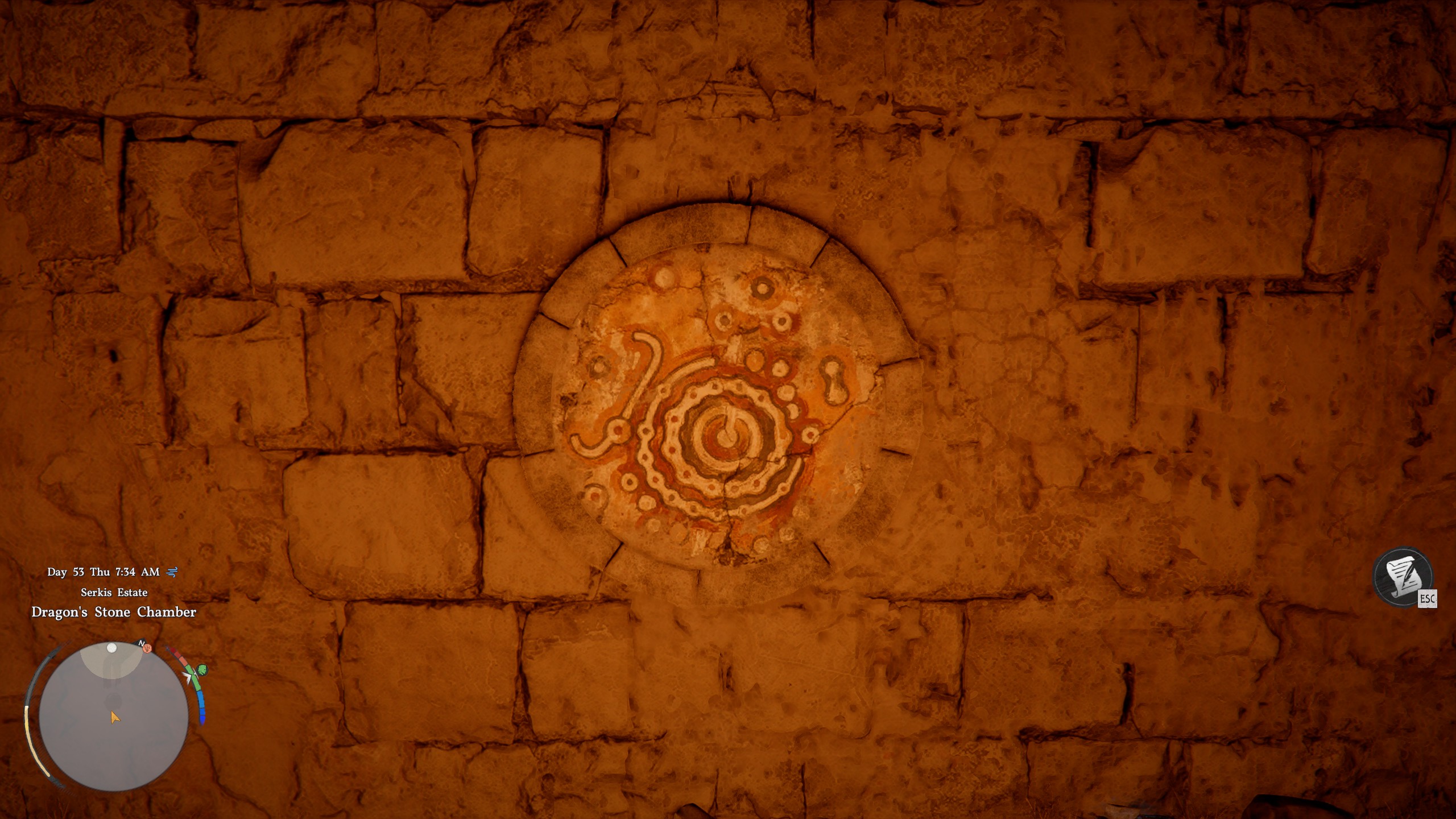 Crimson Desert Dragon's Stone Chamber - Front circle