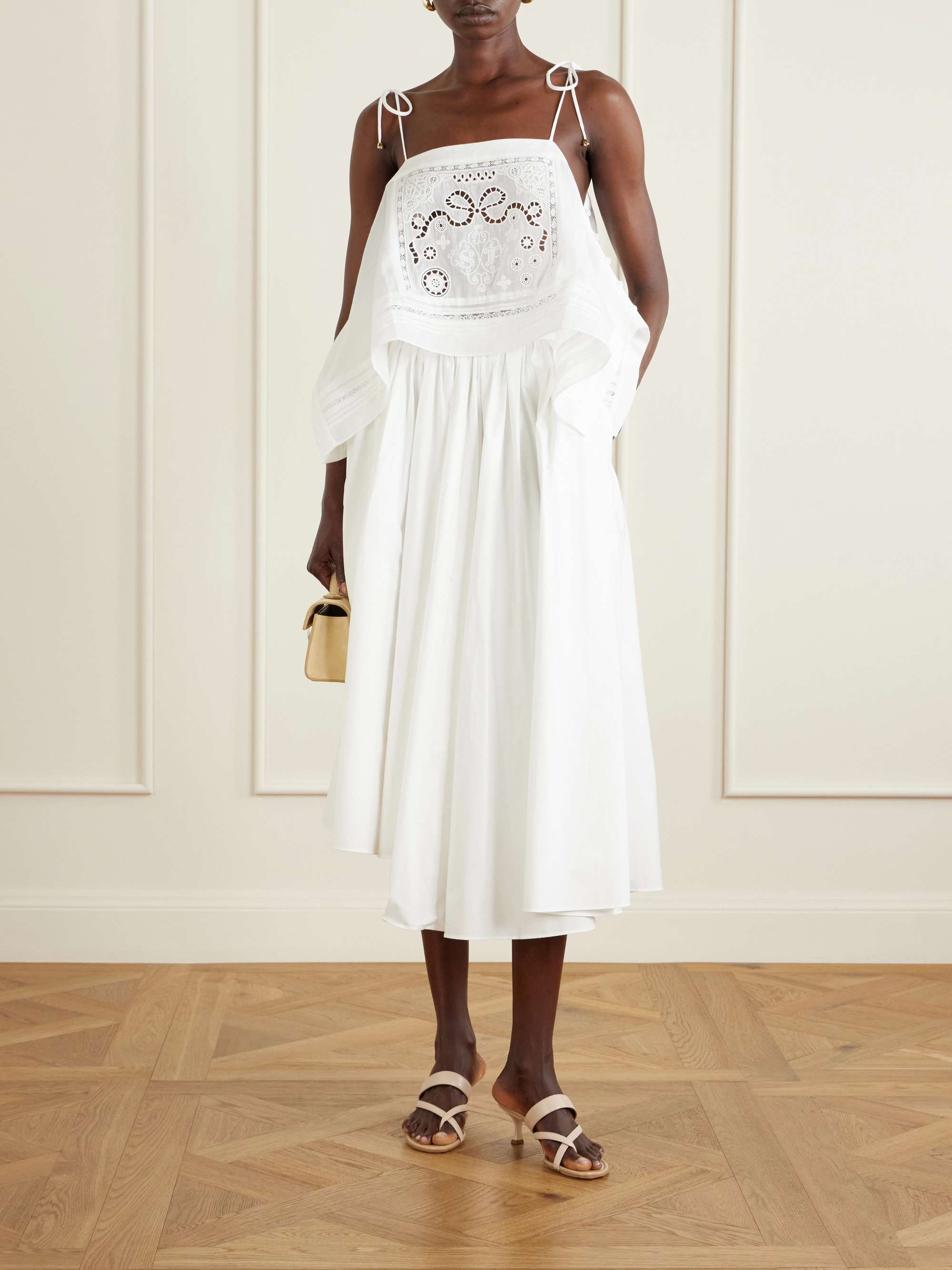 Embroidered Ramie Top