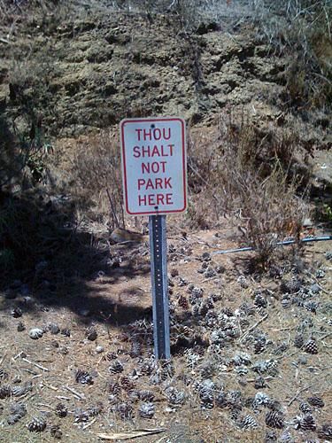 Amen, brother! No room on this roadside...