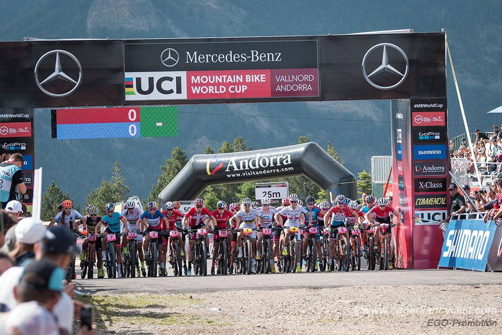 UCI MTB World Cup XCO #5  Vallnord 2018 Women short track Results
