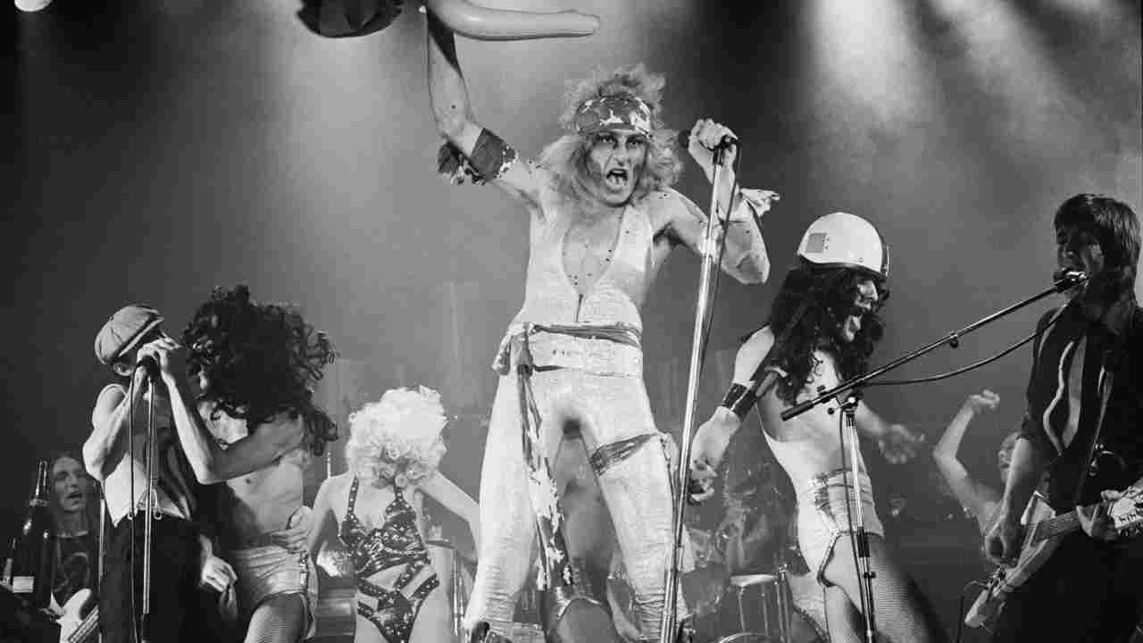 The Tubes performing onstage in 1975