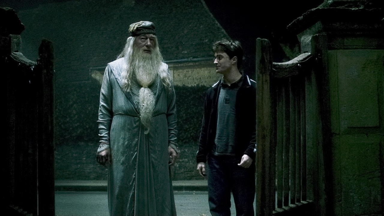 Harry and Albus in Harry Potter and the Half-Blood Prince.