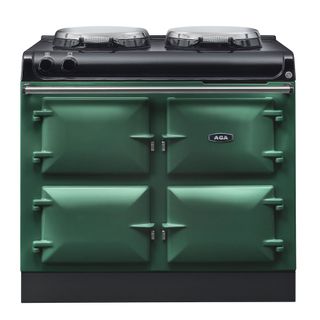 green cooker with hotplates