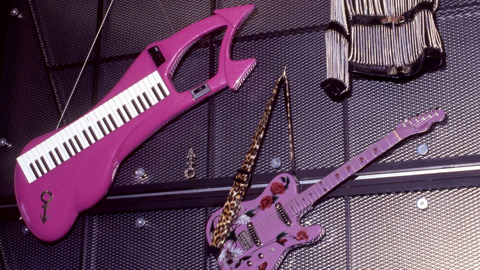 Yes, Prince really did hold a design patent for a custom keytar known as the 'Purpleaxxe