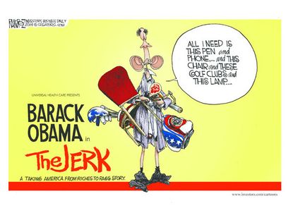 Obama cartoon policy