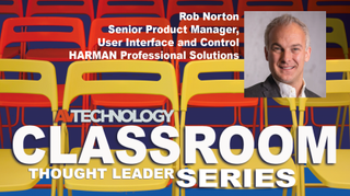 Rob Norton, Senior Product Manager, User Interface and Control at HARMAN Professional Solutions 