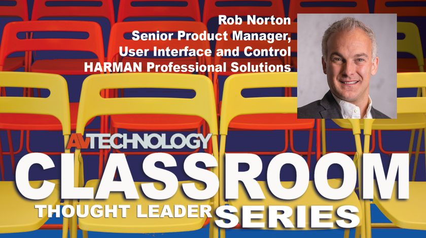 Rob Norton, Senior Product Manager, User Interface and Control at HARMAN Professional Solutions 