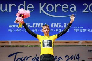 Hugh Carthy in race lead, Tour of Korea 2014 stage seven
