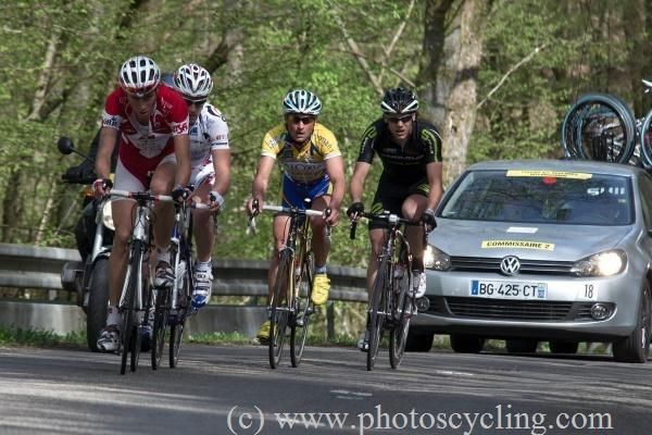 The breakaway on the Col du Loup.