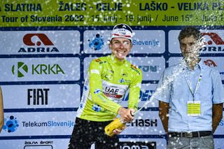 Tour of Slovenia 2022 28th Edition 4th stage Lasko Velika Planina 1524 km 17062022 Tadej Pogacar SLO UAE Team Emirates photo Tommaso PelagalliSprintCyclingAgency2022