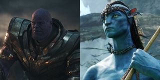 Thanos in Avengers: Endgame and Jake Sully in Avatar