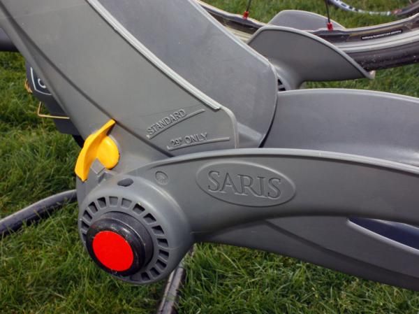 Saris's redesigned Thelma 2 has new cradles that now fit high-volume 29" wheels and tires.