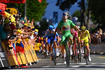 Wout van Aert wins stage eight of the Tour de France