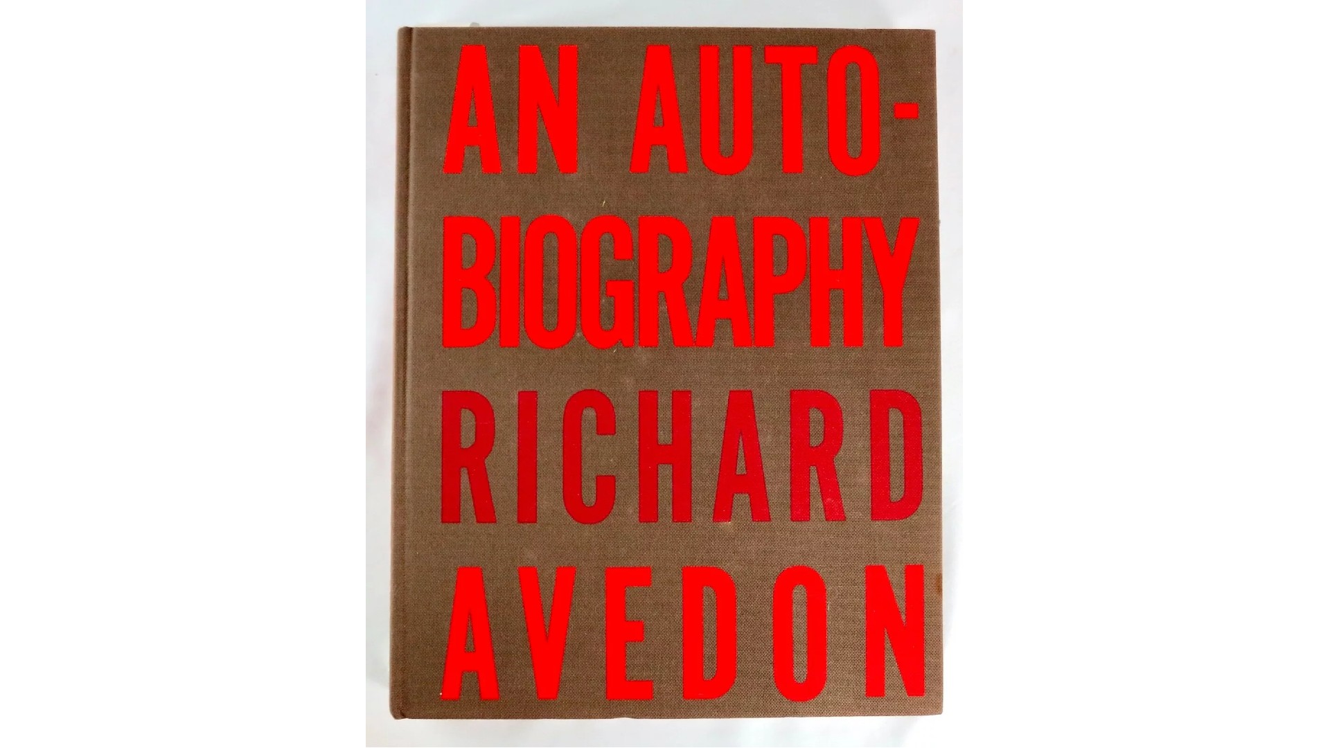 Cover of An Autobiography Richard Avedon