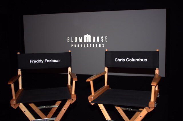 Chairs for Chris Columbus and Freddy Fazbear side by side