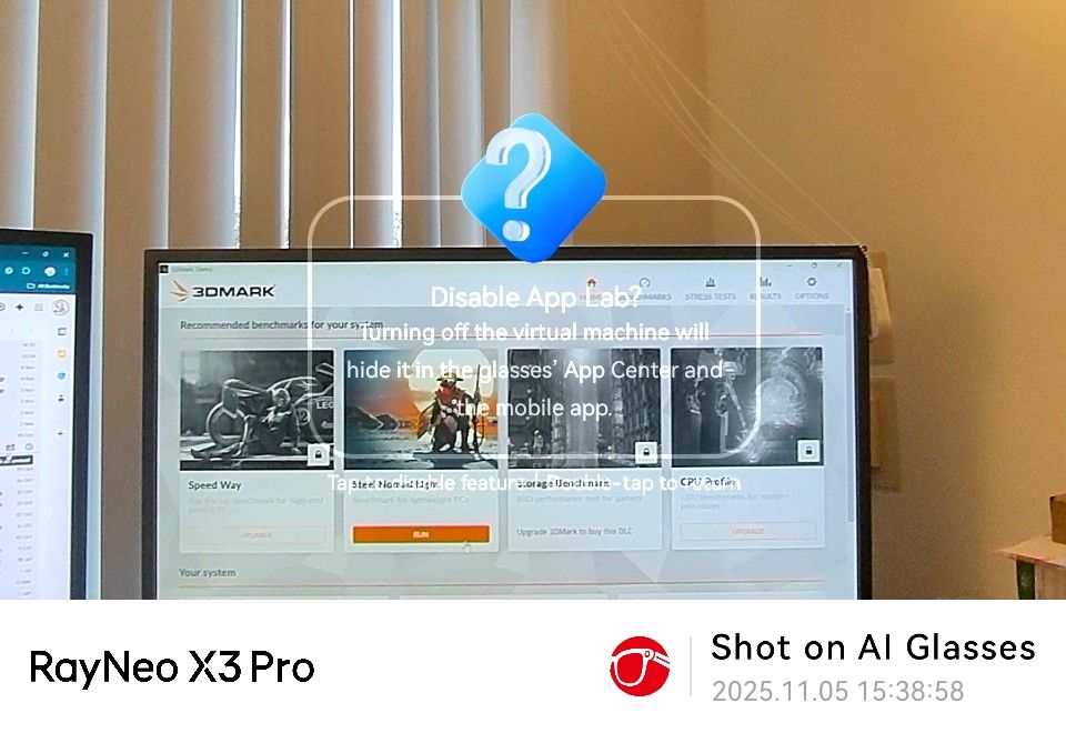 RayNeo X3 Pro photo capture