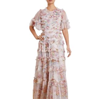 Needle & Thread Floral Wonder Ruffle Gown