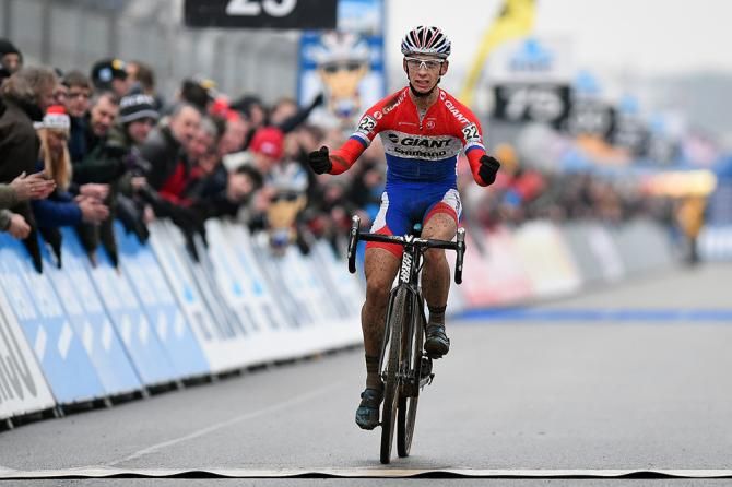 Van der Haar celebrates his second win in Zolder.