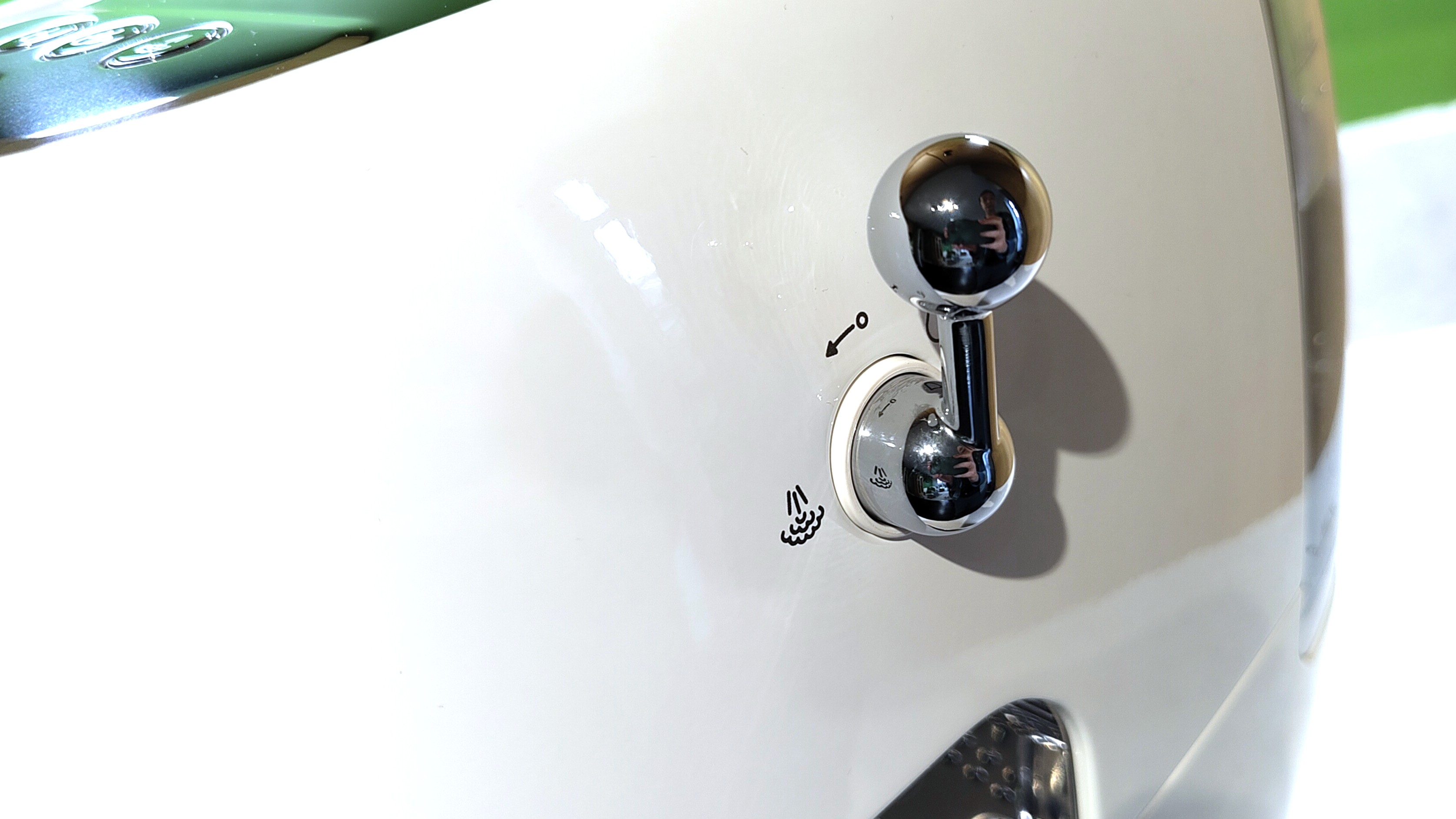 Smeg ECF03 espresso machine steam wand lever