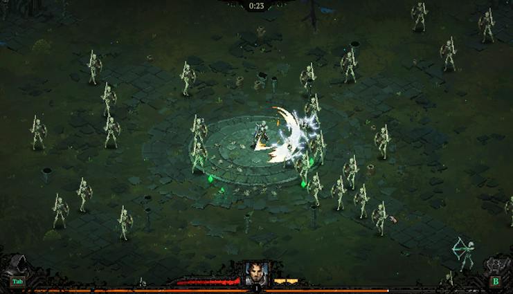 This indie fuses the structure of Hades with the horde smashing action of Vampire Survivors