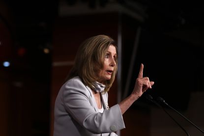 Pelosi speaks to reporters