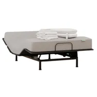 2. Siena Adjustable Bed and Essential Memory Foam Mattress Set (queen)