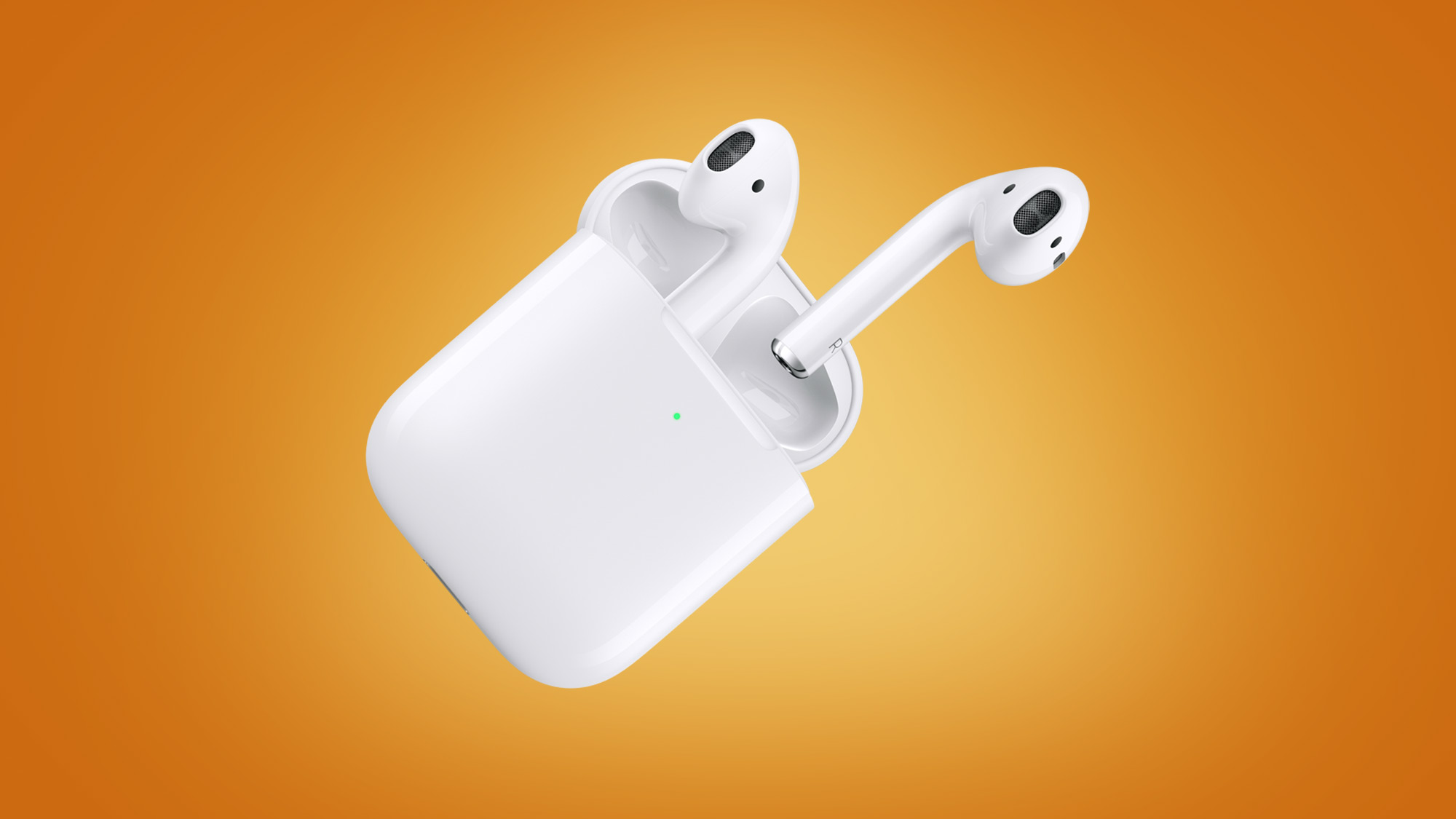 Наушники airpods 2019 в футляре с возможностью беспроводной зарядки