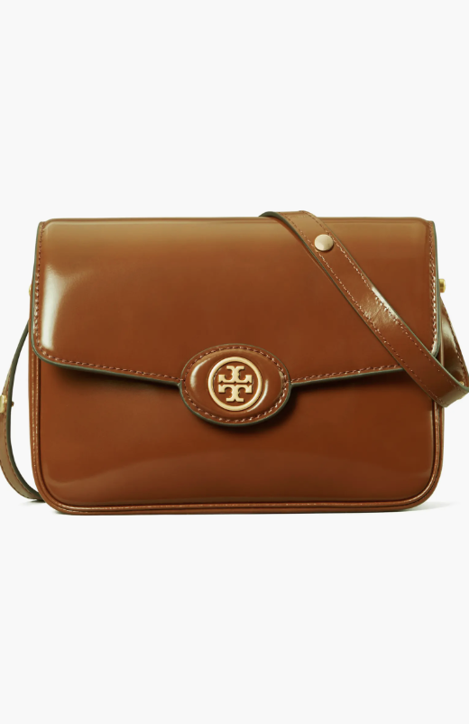 Tory Burch, Robinson Spazzolato Leather Shoulder Bag