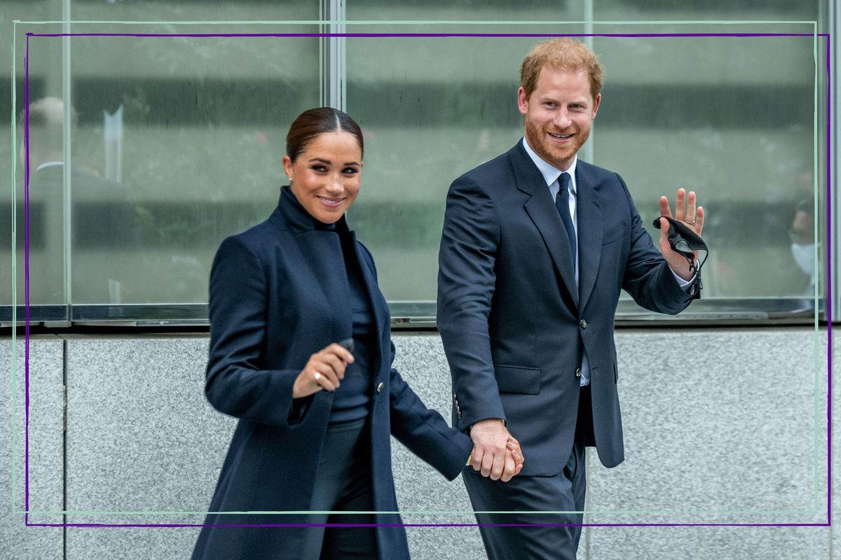 Prince Harry and Meghan Markle stood ‘apart’ but looked ‘confident’ at star-studded celebrity wedding