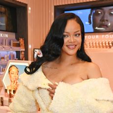 Rihanna at the Fenty Hair Selfridges event