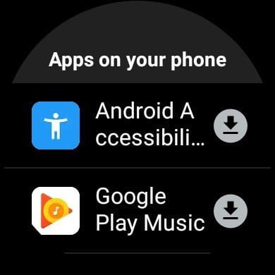 Play Store Update for Wear OS