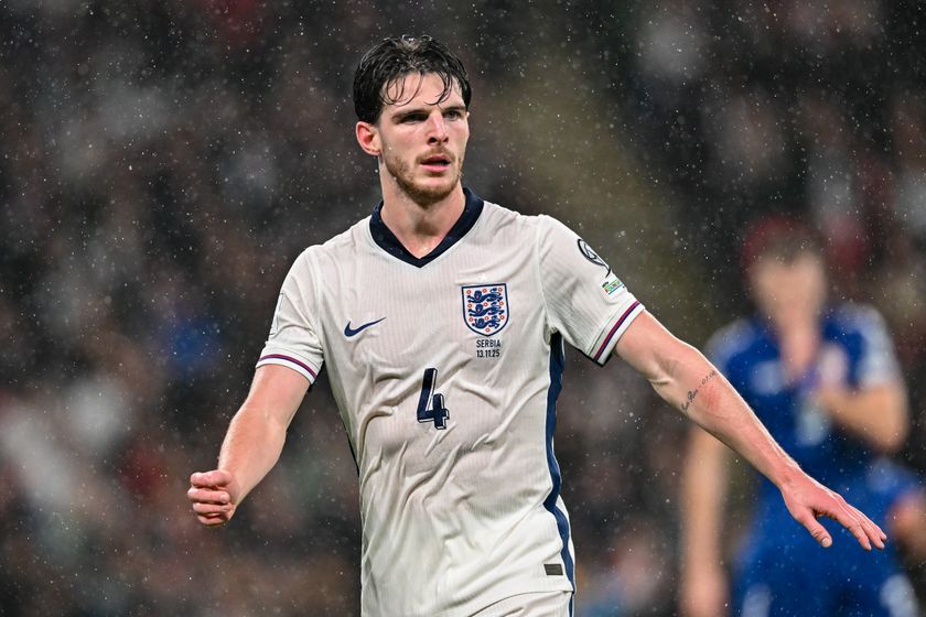 England midfielder Declan Rice