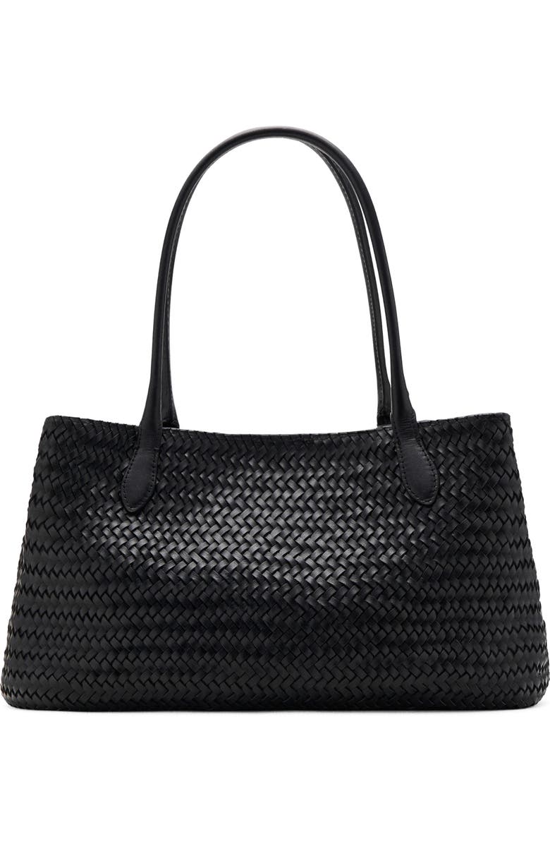 Braided Leather Shoulder Bag