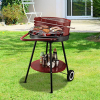 Symple Stuff Charcoal Barbecue with Windshield | Was £39.99