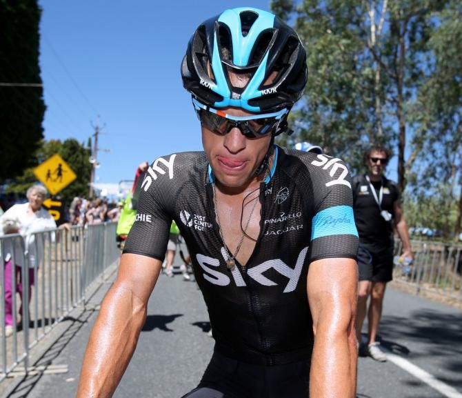 Richie Porte (Team Sky) post-stage
