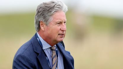 Brandel Chamblee at The Open in 2024