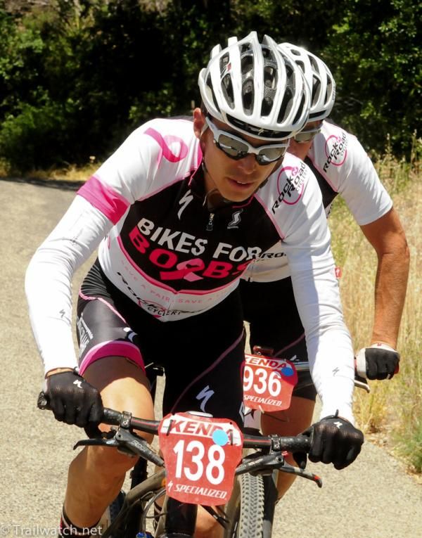 Marco Arocha (Bikes for Boobs) was having a great ride