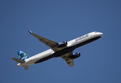 A JetBlue flight.