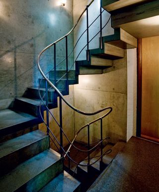 Staircase at Molteni & Casa Casa Molteni, by Tobia Scarpa