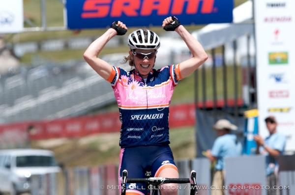Alison Powers (Team Vera Bradley Foundation) claims victory at Laguna Seca