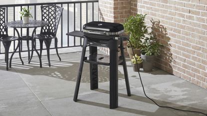 Weber Lumin Compact on balcony