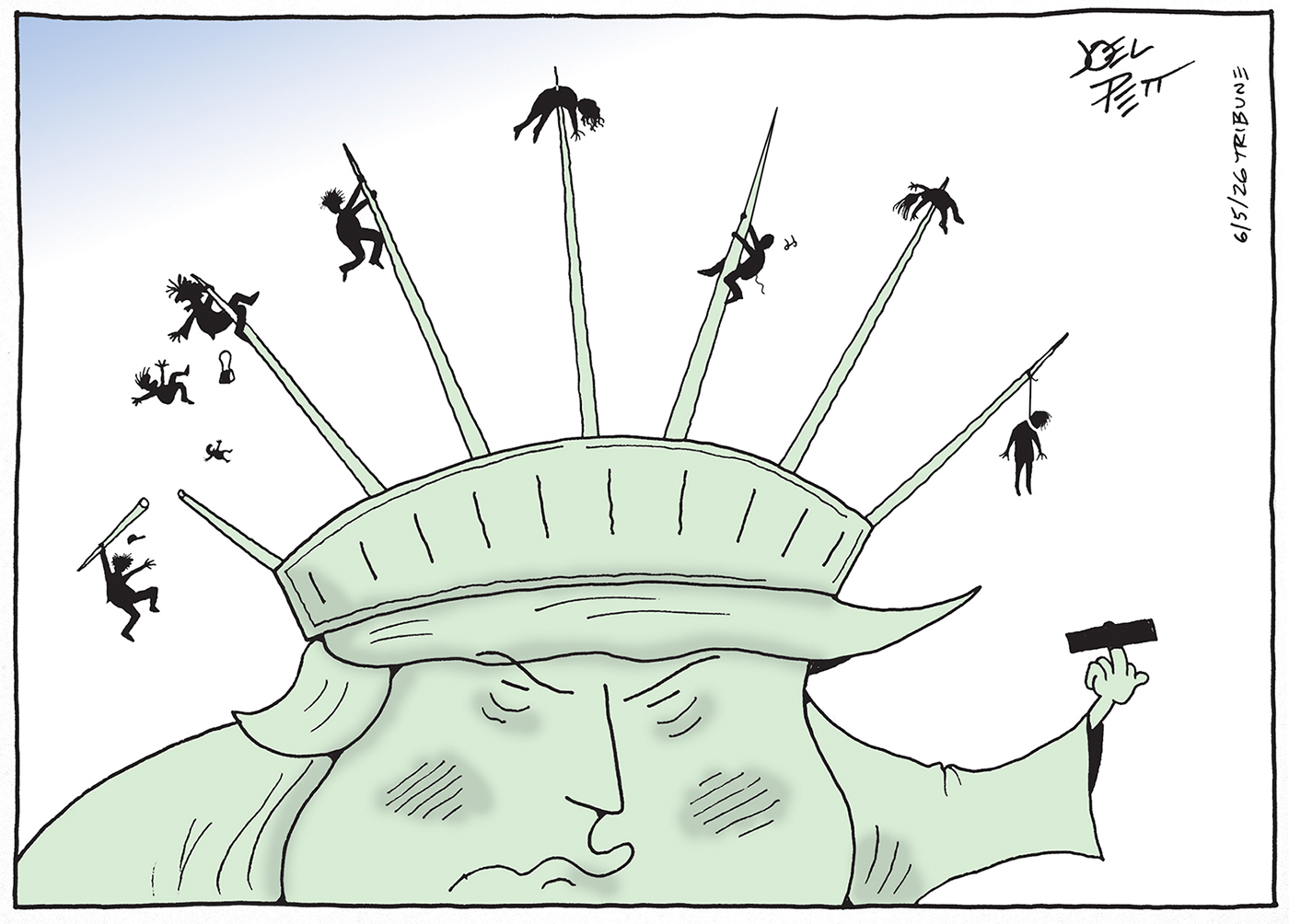 Political cartoon