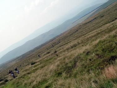 There was plenty of open space on day 1 in Wales