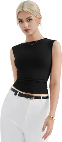 SUUKSESS  Boat Neck Tank Top