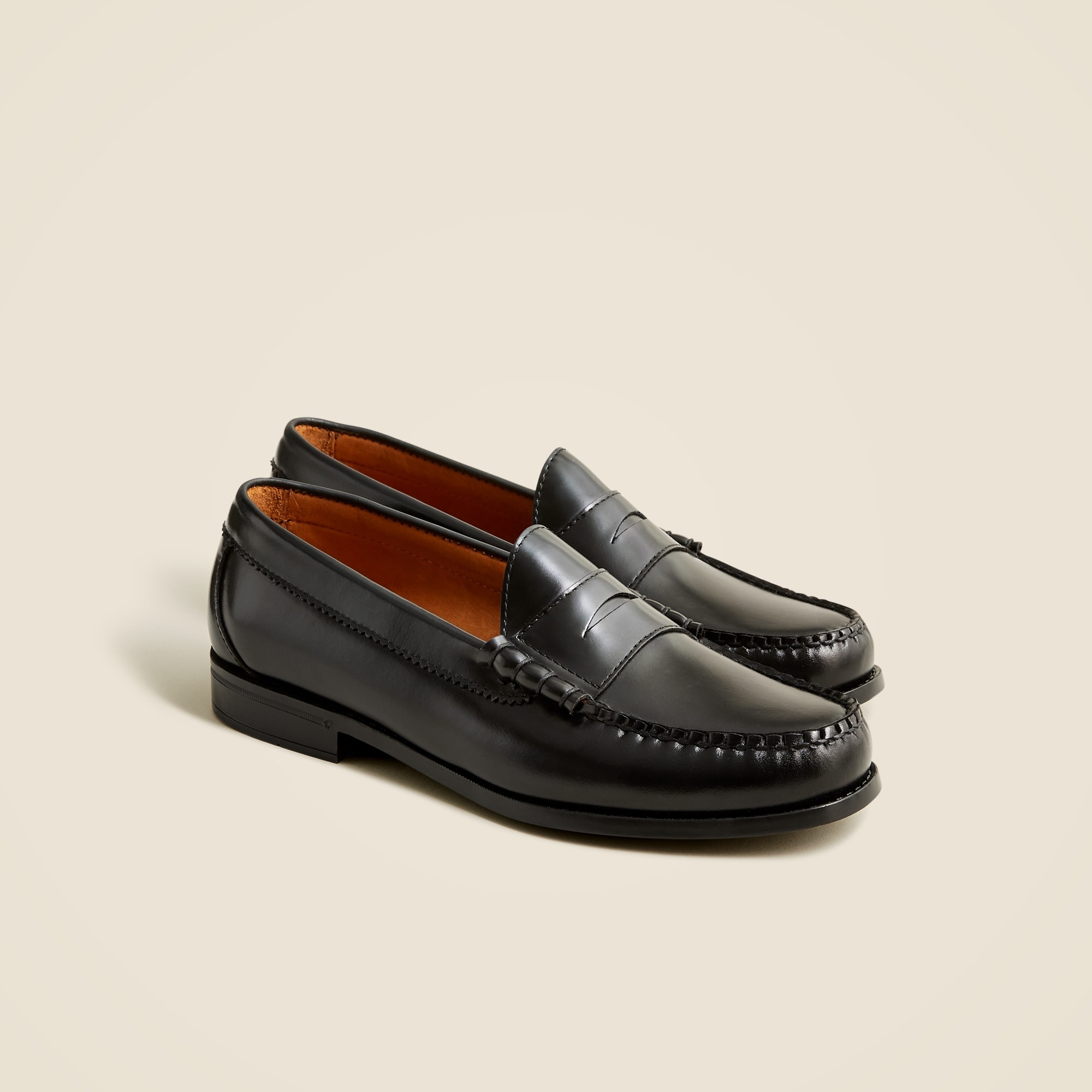 Camden Leather Loafers With Rubber Soles
